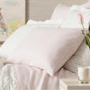 Pine Cone Hill Lush Linen Slipper Pink Sham - Lavender Fields