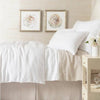 Pine Cone Hill Lush Linen White Duvet Cover - Lavender Fields