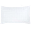 Pine Cone Hill Lush Linen White Puff Sham - Lavender Fields