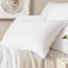 Pine Cone Hill Lush Linen White Sham - Lavender Fields