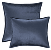 Pine Cone Hill Panne Velvet Sapphire Decorative Pillow - Lavender & Company
