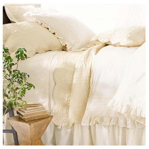 Pine Cone Hill Petite Trellis Ivory Matelasse Coverlet Ships Free