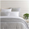 Pine Cone Hill Pick Stitch Grey Matelasse Coverlet - Lavender & Company