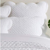 Pine Cone Hill Power Shake Scallop White Quilted Sham - Lavender & Company