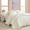 Pine Cone Hill Quilted Silken Solid Ivory Sham