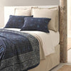 Pine Cone Hill Resist Dot Indigo Coverlet