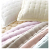 Pine Cone Hill Silken Solid Ivory Puff Sham - Lavender Fields