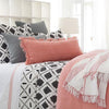 Pine Cone Hill Trio Coral Flat Sheet