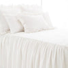 Pine Cone Hill Wilton White Bedspread