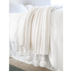 Pom Pom at Home Anacapa White Oversized Throw - Lavender & Company