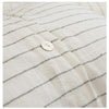 Pom Pom at Home Blake Big Pillow with Insert Cream/Grey - Lavender Fields