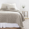 Pom Pom at Home Brussels Taupe Coverlet - Lavender Fields