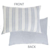 Pom Pom at Home Carter Big Pillow with Insert Ivory/Denim - Lavender & Company