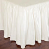 Pom Pom at Home Gathered Linen Cream Bedskirt