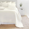 Pom Pom at Home Hampton Cream Coverlet - Lavender Fields