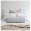 Pom Pom at Home Jackson Big Pillow with Insert White/Ocean - Lavender Fields