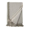 Pom Pom at Home Jagger Ivory/Moss Oversized Throw - Lavender Fields