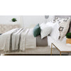 Pom Pom at Home Jagger Ivory/Moss Oversized Throw - Lavender Fields