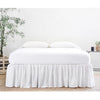 Pom Pom at Home Gathered Linen White Bedskirt