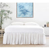 Pom Pom at Home Gathered Linen White Bedskirt