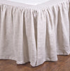 Pom Pom at Home Gathered Linen Flax Bedskirt