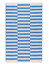 Dash & Albert Sailing Stripe French Blue Handwoven Indoor/Outdoor Rug