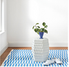 Dash & Albert Sailing Stripe French Blue Handwoven Indoor/Outdoor Rug