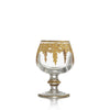 Vetro Gold Brandy Glass Set of 4