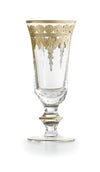 Vetro Gold Flute Glass Set of 4