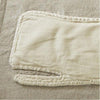 Taylor Linens Natural Linen Whale Pillow