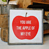 Sugarboo Designs You Are The Apple Of My Eye Art Print (Grey Wood Frame)