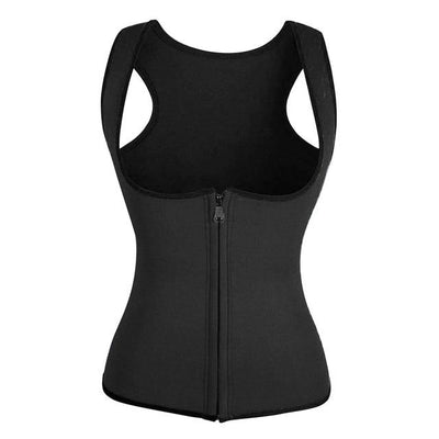 Hoplynn Waist Trainer Zipper Vest For Women Body Shape - Neoprene Sauna  Tank Top - Waist Cincher Trimmer - Slimming Body Shaper Corset Black - Temu  Oman