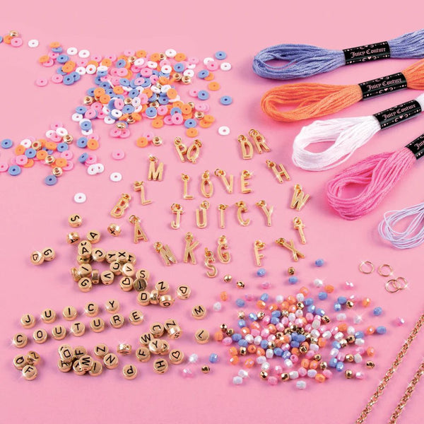 2023 Gifts For Girls - Make It Real Juicy Couture Pink And Precious  Bracelets - Diy Charm Bracelet Making Kit With Beads