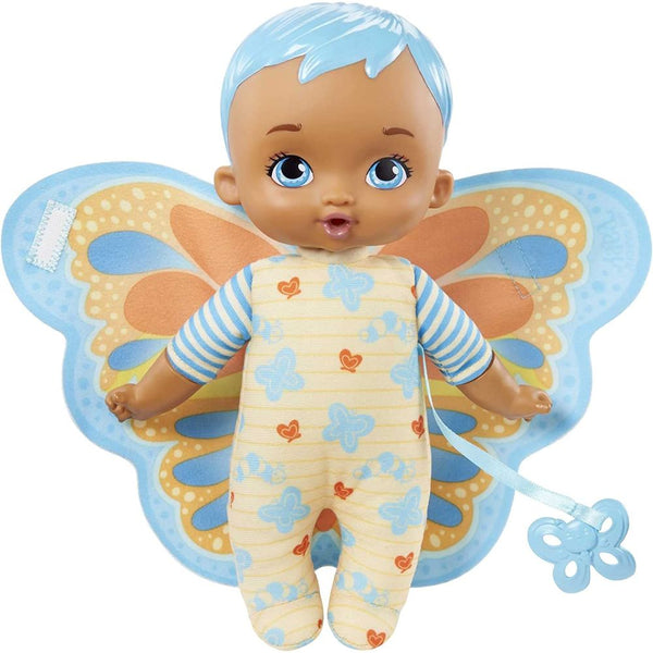 My Garden Baby Berry Hungry Baby Butterfly Doll (30-cm / 12-in),  Strawberry-Scented with Color-Change Spoon & Cup, Great Gift for Kids Ages  2Y+