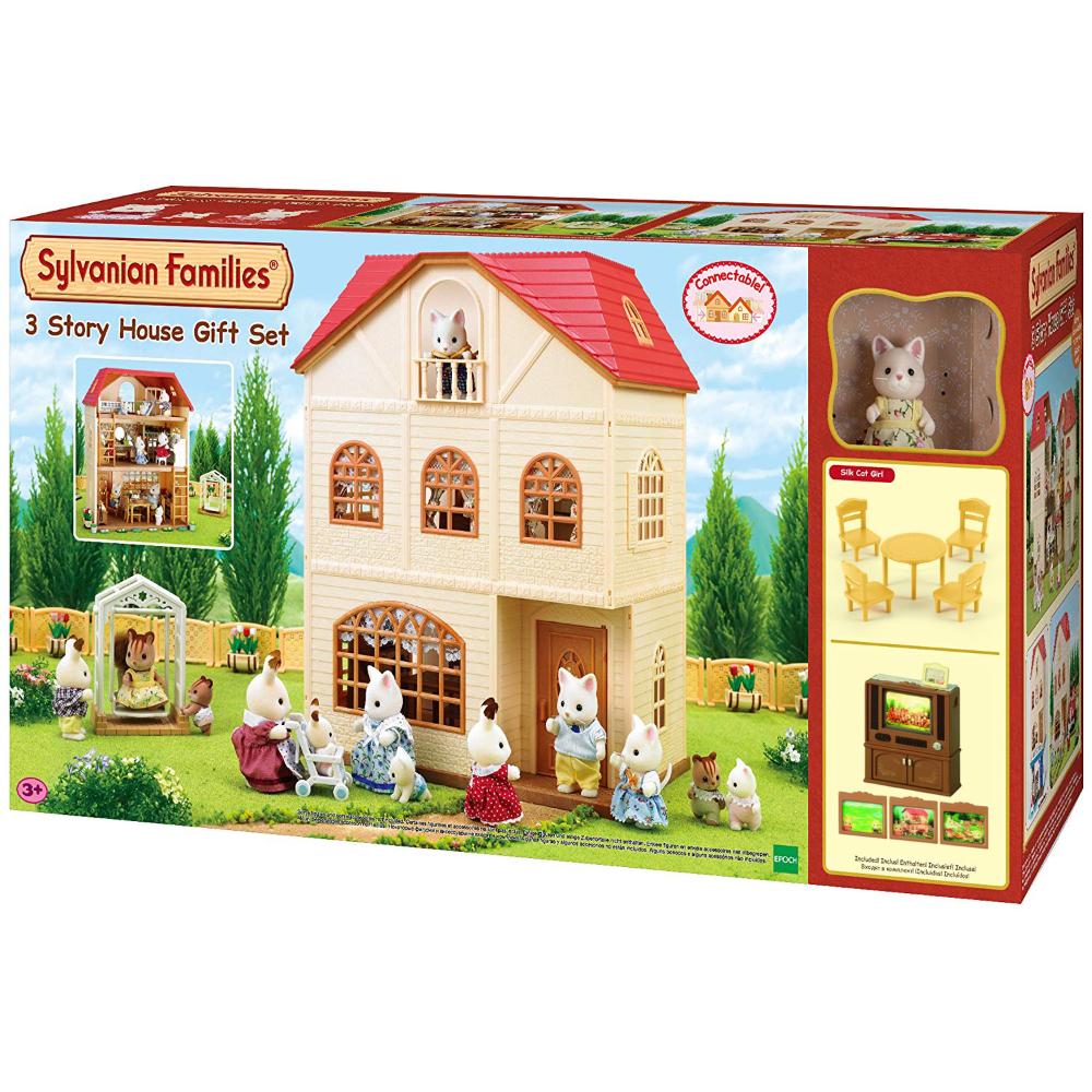 sylvanian families 3 story house