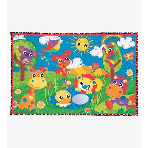 Playgro 5 in 1 Safari Super Gym - Versatile Baby Play Mat for