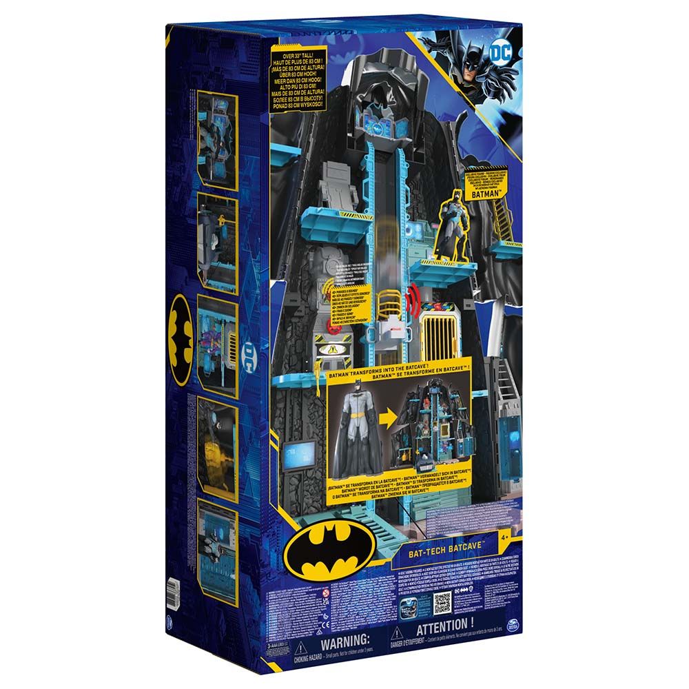 DC Comics Batman, Bat-Tech Batcave, Giant Transforming Playset – Toys4me