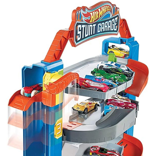 Hot Wheels Track Set And 2 Toy Cars, City Ultimate Garage Playset, Parking  For 100+ Cars