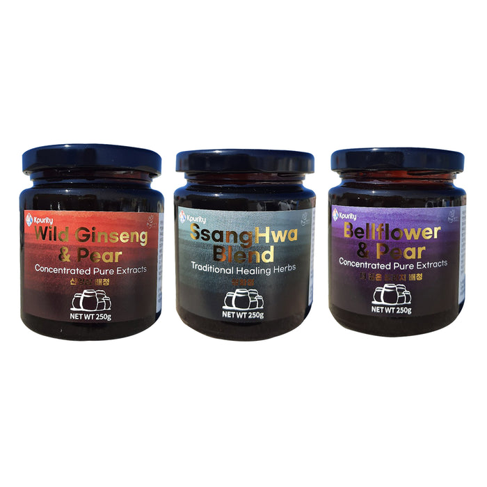 3 Mix of Wild Ginseng & Pear | SsangHwa Blend | Bellflower & Pear Concentrated Pure Extract 250g