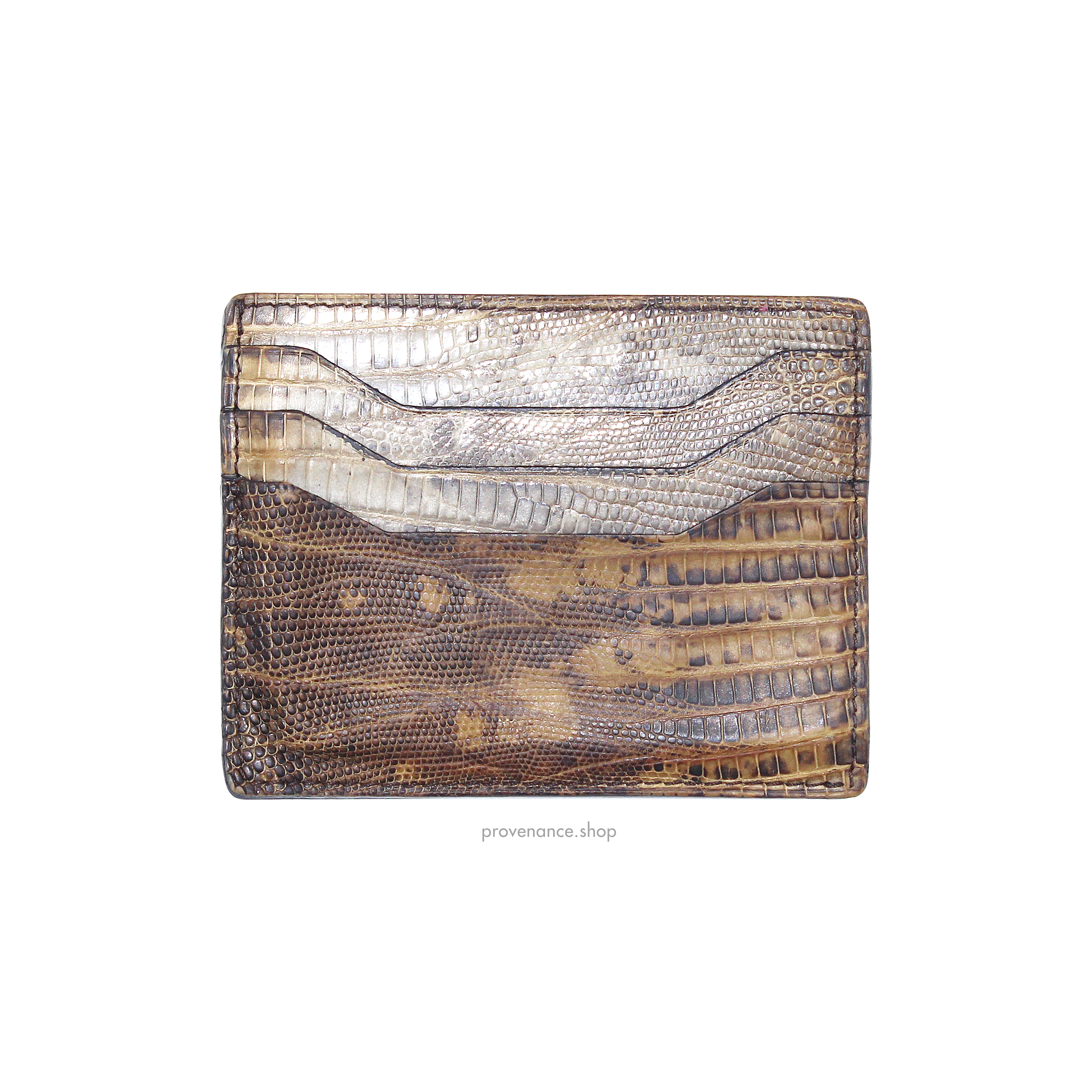 Tom Ford Card Holder Wallet - Lizard Leather – PROVENANCE