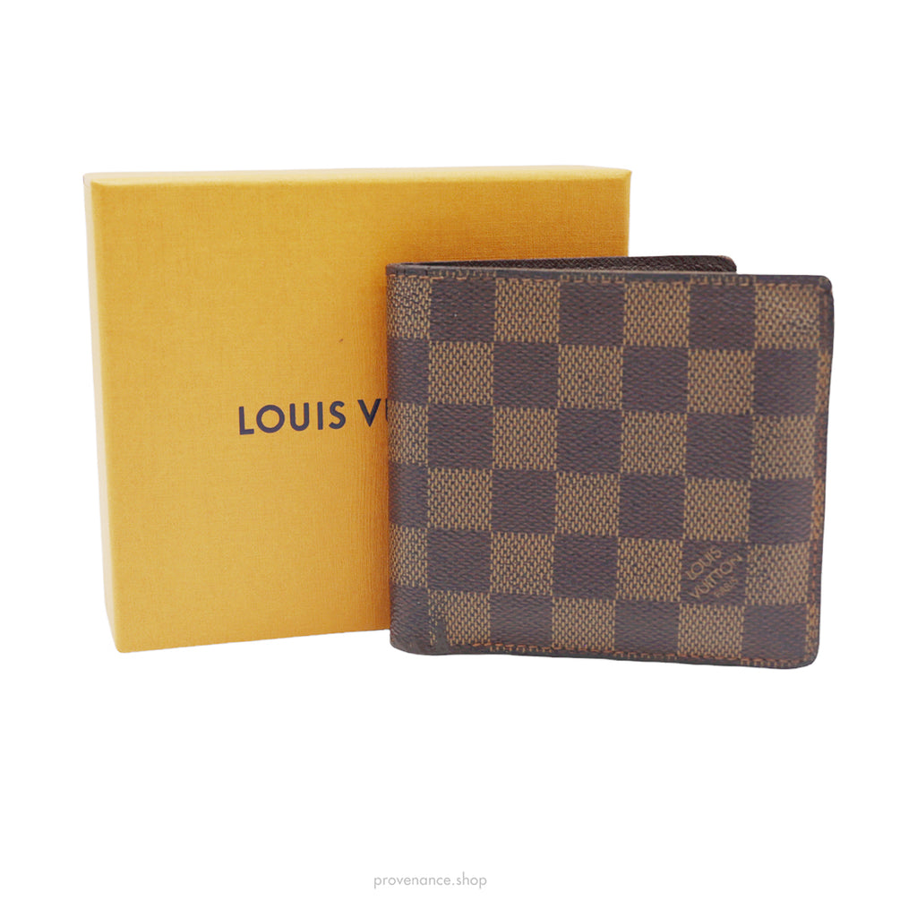 Louis Vuitton Damier Ebene Canvas Card Holder on SALE