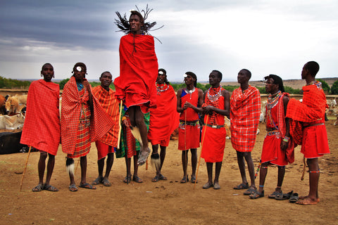 Historic African Fashion Maasai dress