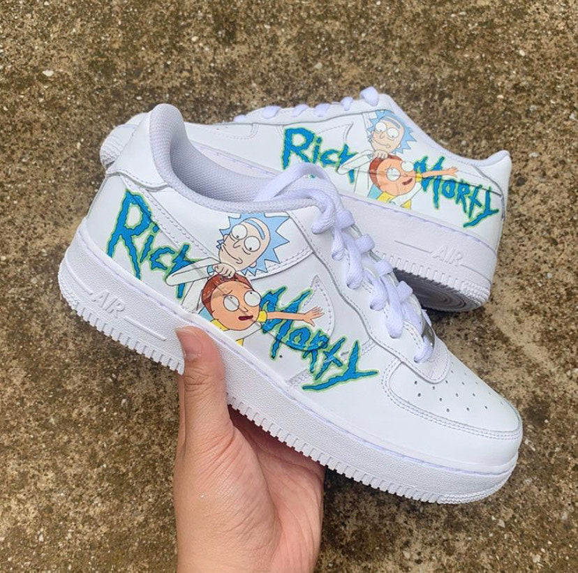 Rick and Morty Blue AF1 – Sinko Creations