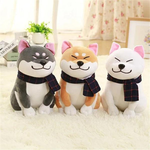 japanese plushies that are in shiba inu in shape