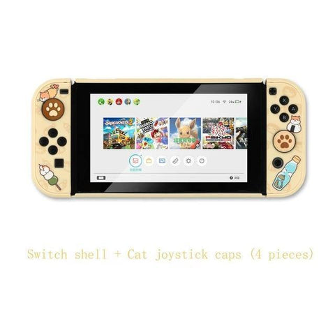 shiba inu case on a switch lite whilst games are played
