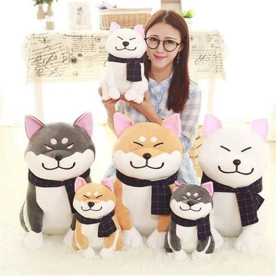 black shiba plush