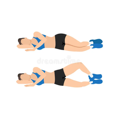 clamshell exercise graphic