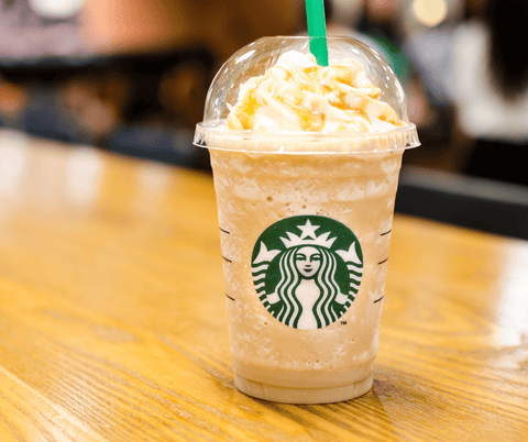 high calorie Starbucks drink