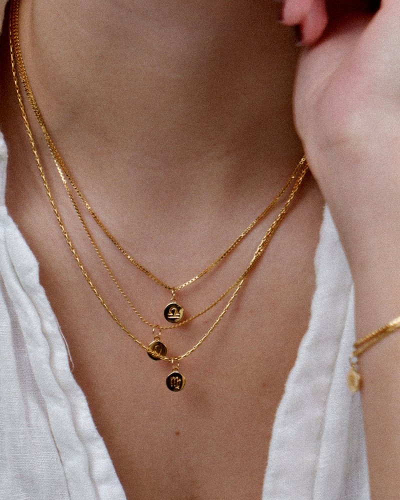 
                  
                    Constellation coin + necklace: Libra
                  
                