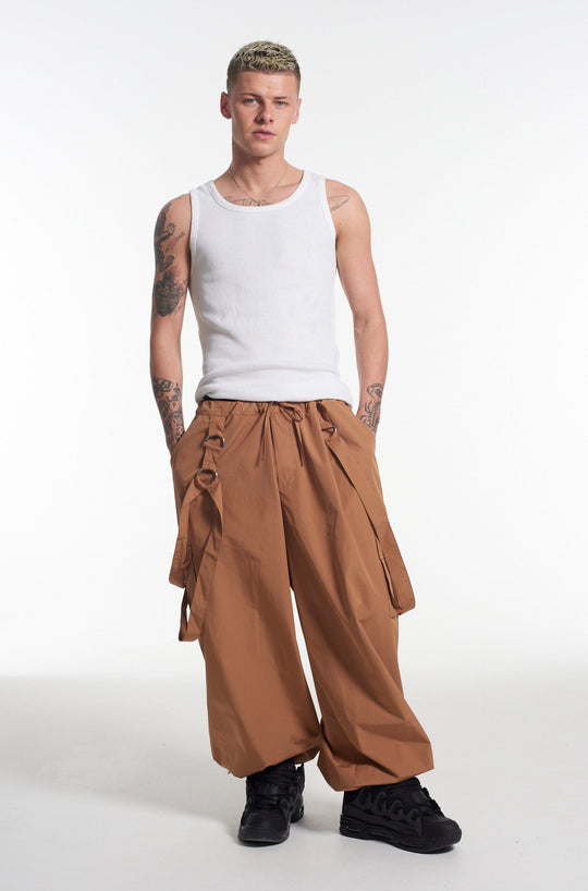 virblatt - Harem Pants Mens | Cotton | Hippie Trousers Genie Pants Aladdin  Summer Wide Leg Baggy Parachute Pants Hippy Clothes - Freudentanz S-M Black  : Amazon.co.uk: Fashion